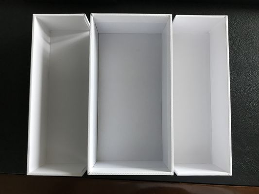 Embalagem dura 1C 4C Matte Lamination do Livro Branco das caixas de presente CMYK da capa dura