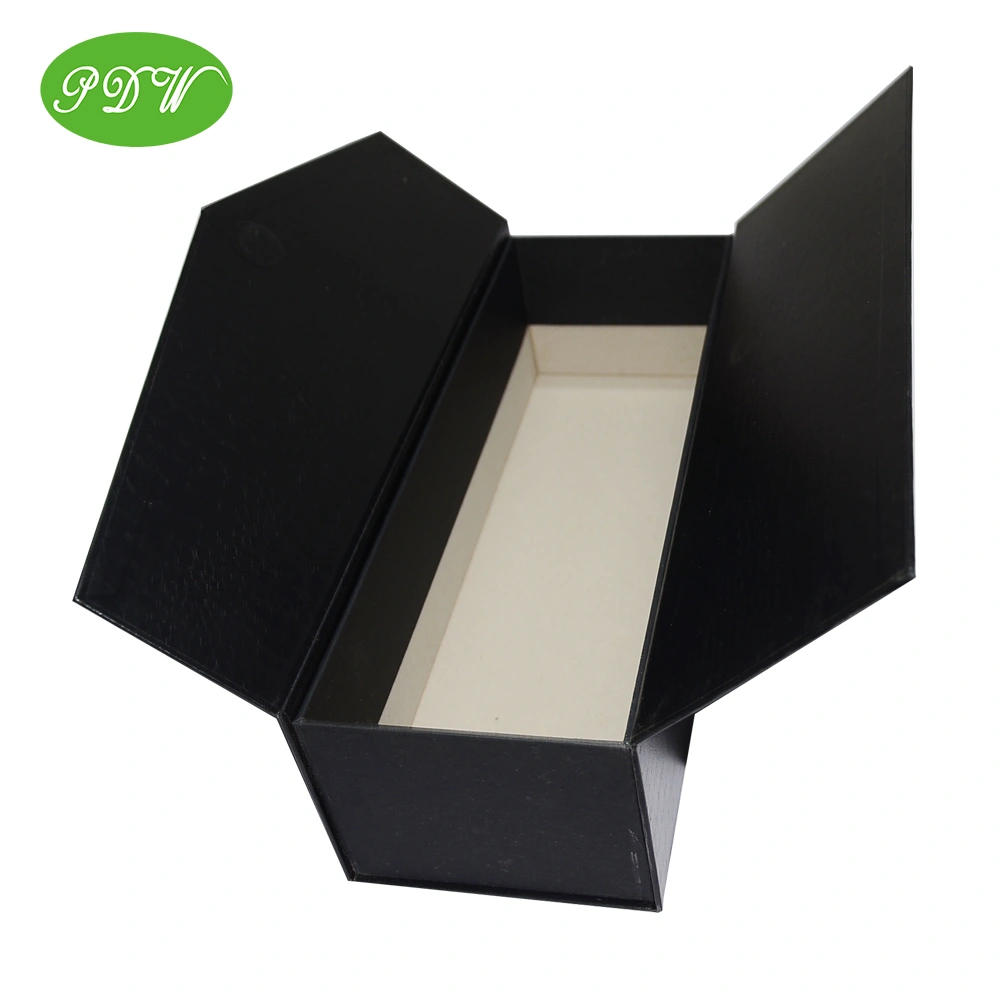 O cosmético dobrável preto feito sob encomenda do jogo do cartão veste a caixa de presente de Natal magnética das caixas de presente da caixa