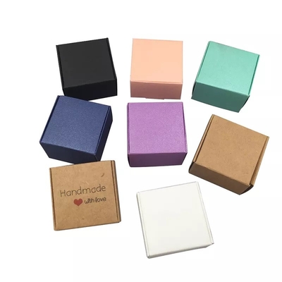 DIY que dobra a caixa de papel de Mini Jewelry Packing Small Soap da caixa de presente de Kraft