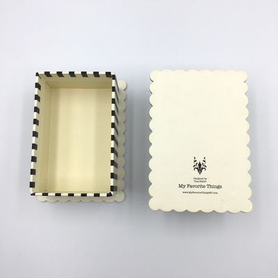 Caixas de presente cosméticas do cartão com o ODM das tampas que empacota a parte inferior de papel reciclada